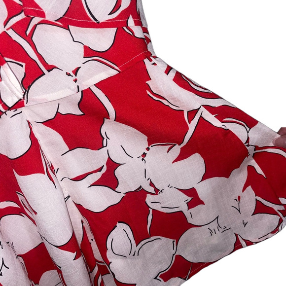 J.O.A Floral Romper Womens Small Off Shoulder Skort - Picture 11 of 12